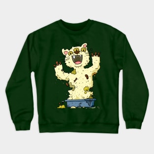 Stinky Litter Tray Monster Crewneck Sweatshirt